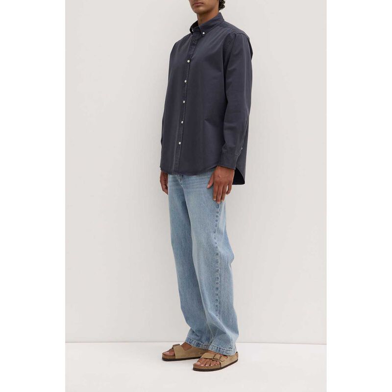 Assembly Label Maclean Long Sleeve Shirt True Navy image number 3